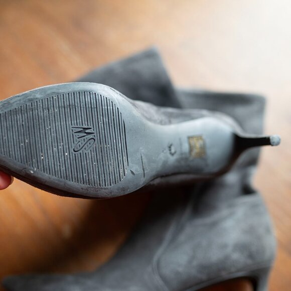 Stuart Weitzman Wren Suede Mid-Calf Boots sz 8.5 B New NWOB $575 Shoes Heels - Picture 3 of 4